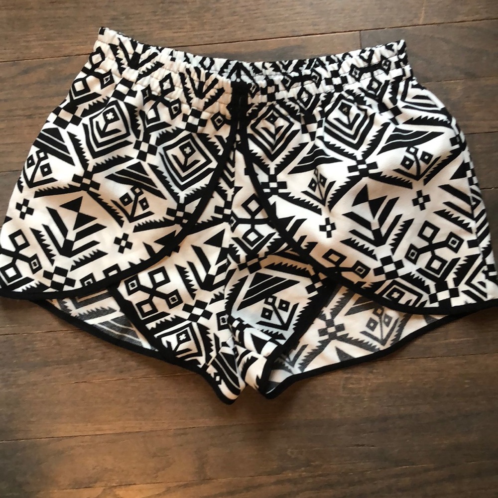 Tribal Print Silky Shorts